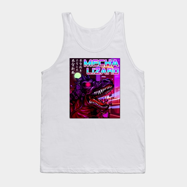 MECHA LIZARD Tank Top by theanomalius_merch